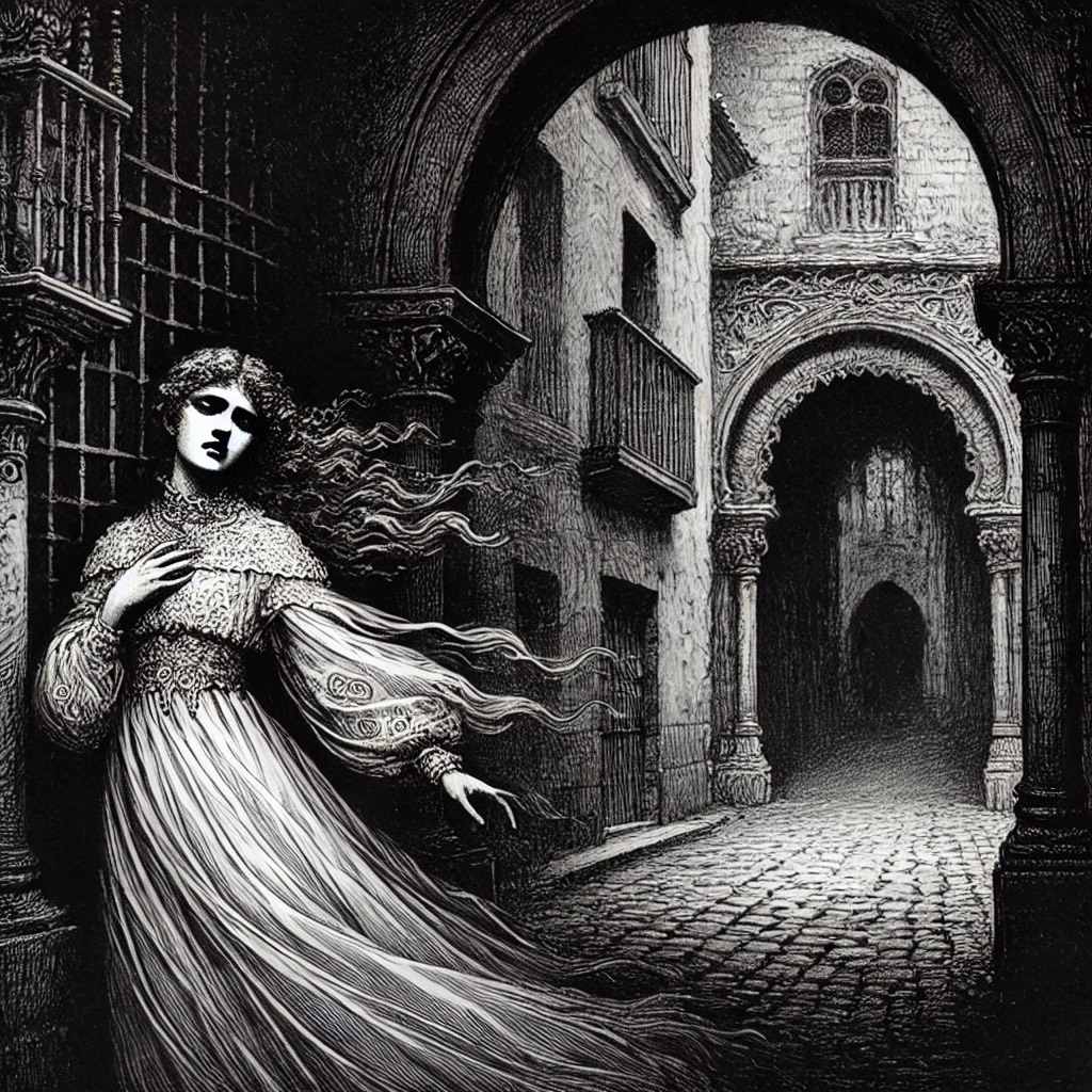 The beautiful, tragic figure of La Susona in the Old Jewish Quarter of Sevilla