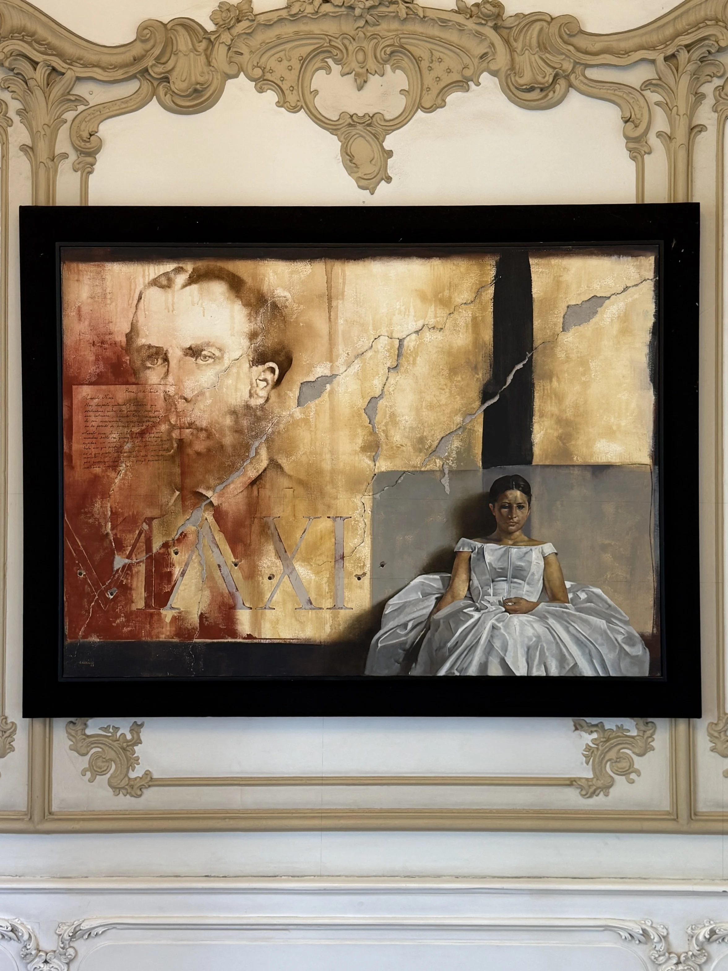 Querido Max (Dear Max) by Miguel Carillo Lara in the Introductory Hall at Chapultepec Castle