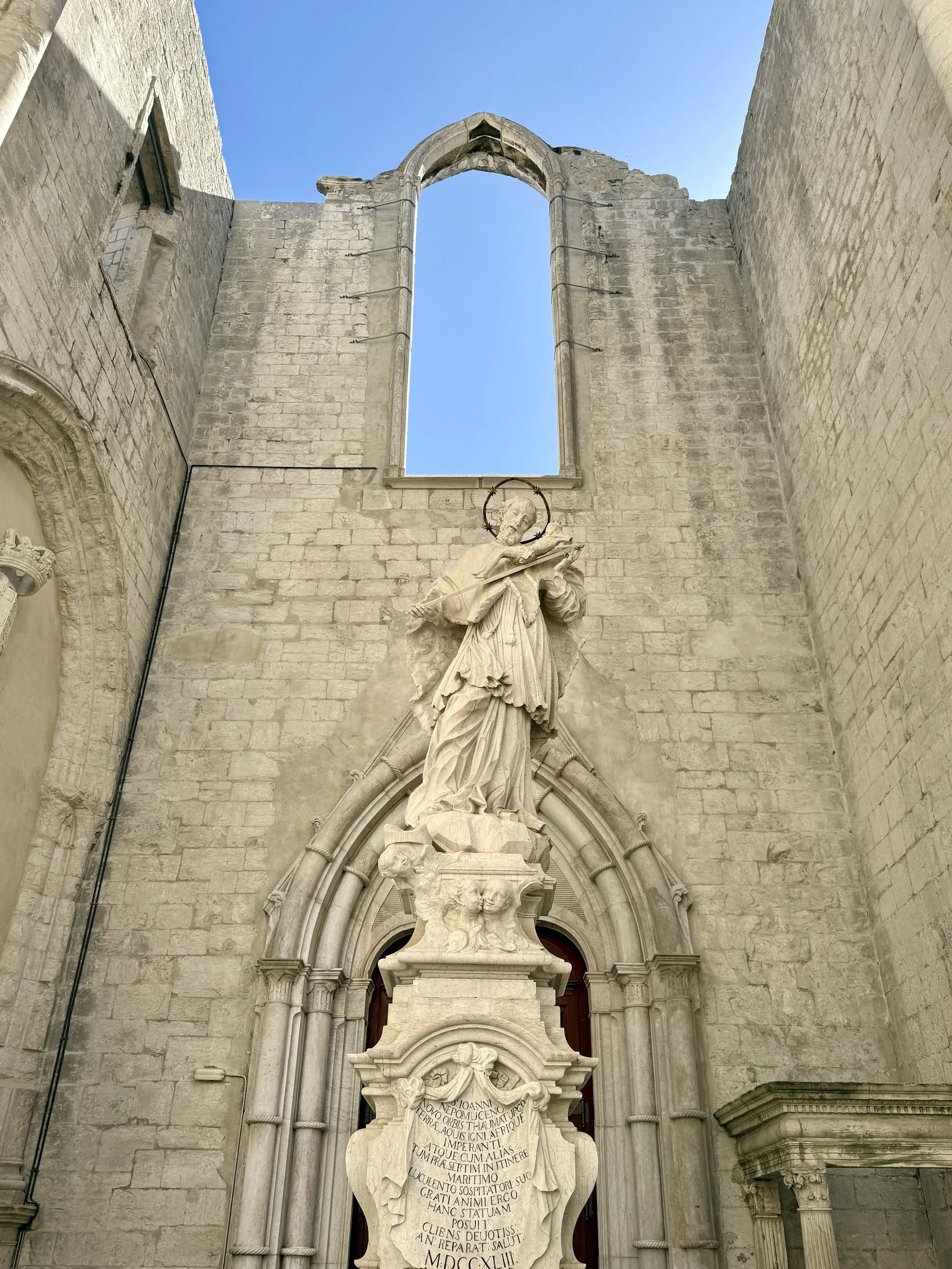 Statues and relics from the original church and convent are included with items from around the world at the Carmo Archeological Museum in Lisbon