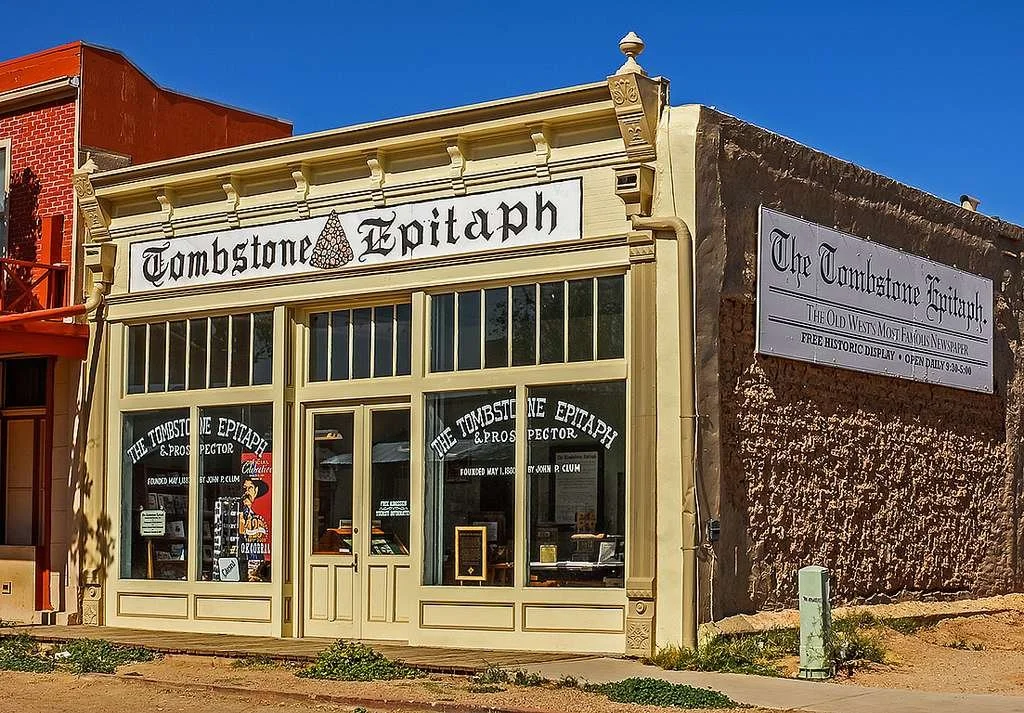 Exterior of The Tombstone Epitaph Newspaper and Museum