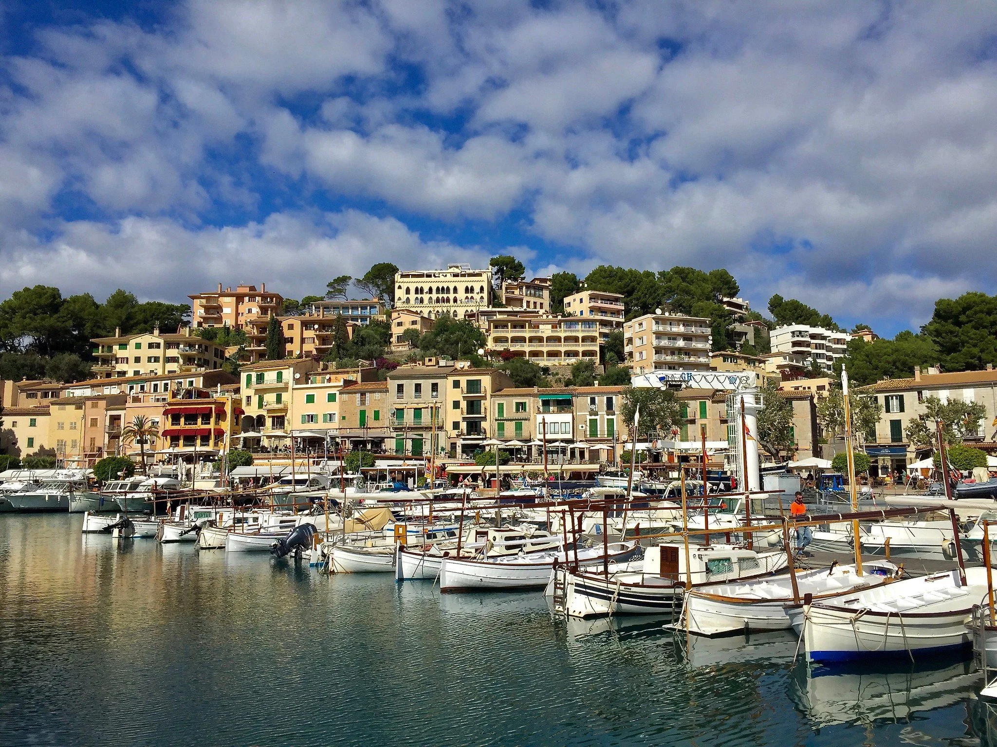 Port of Soller on Mallorca