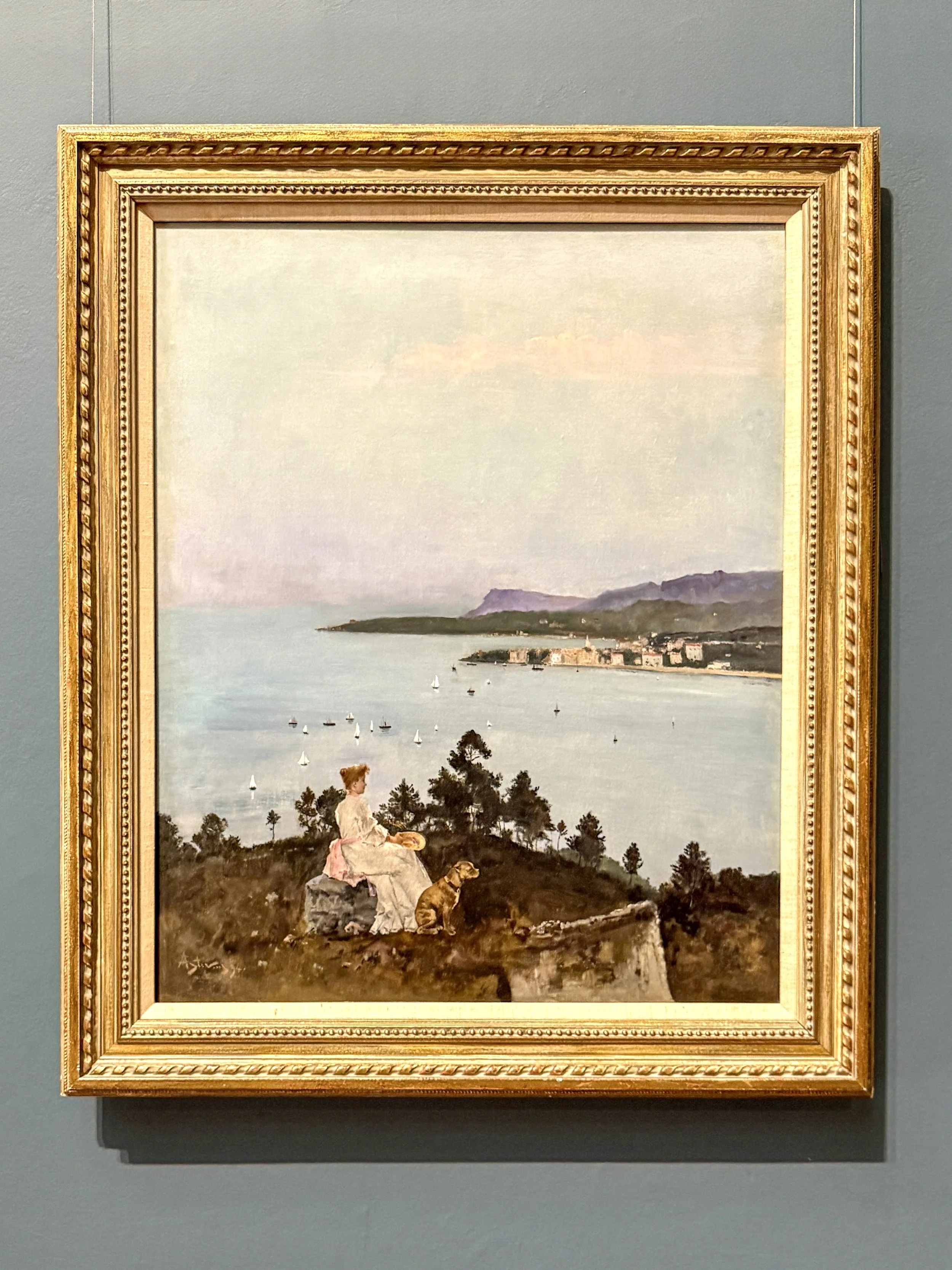 Jour de régates, Menton (Regatta Day, Menton) by Alfred E. Stevens, 1894