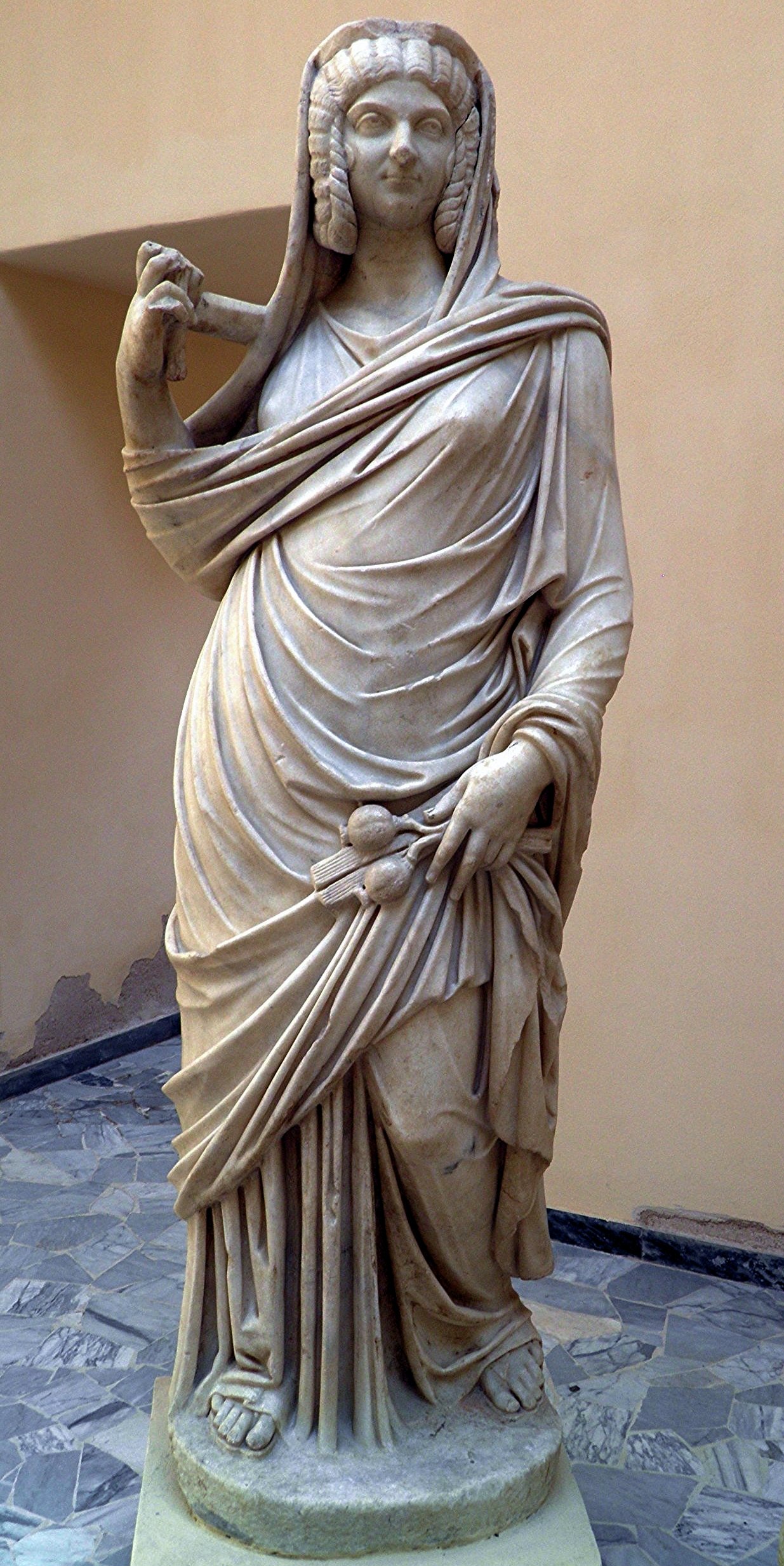 Statue of Julia Domna as Ceres, goddess of grain