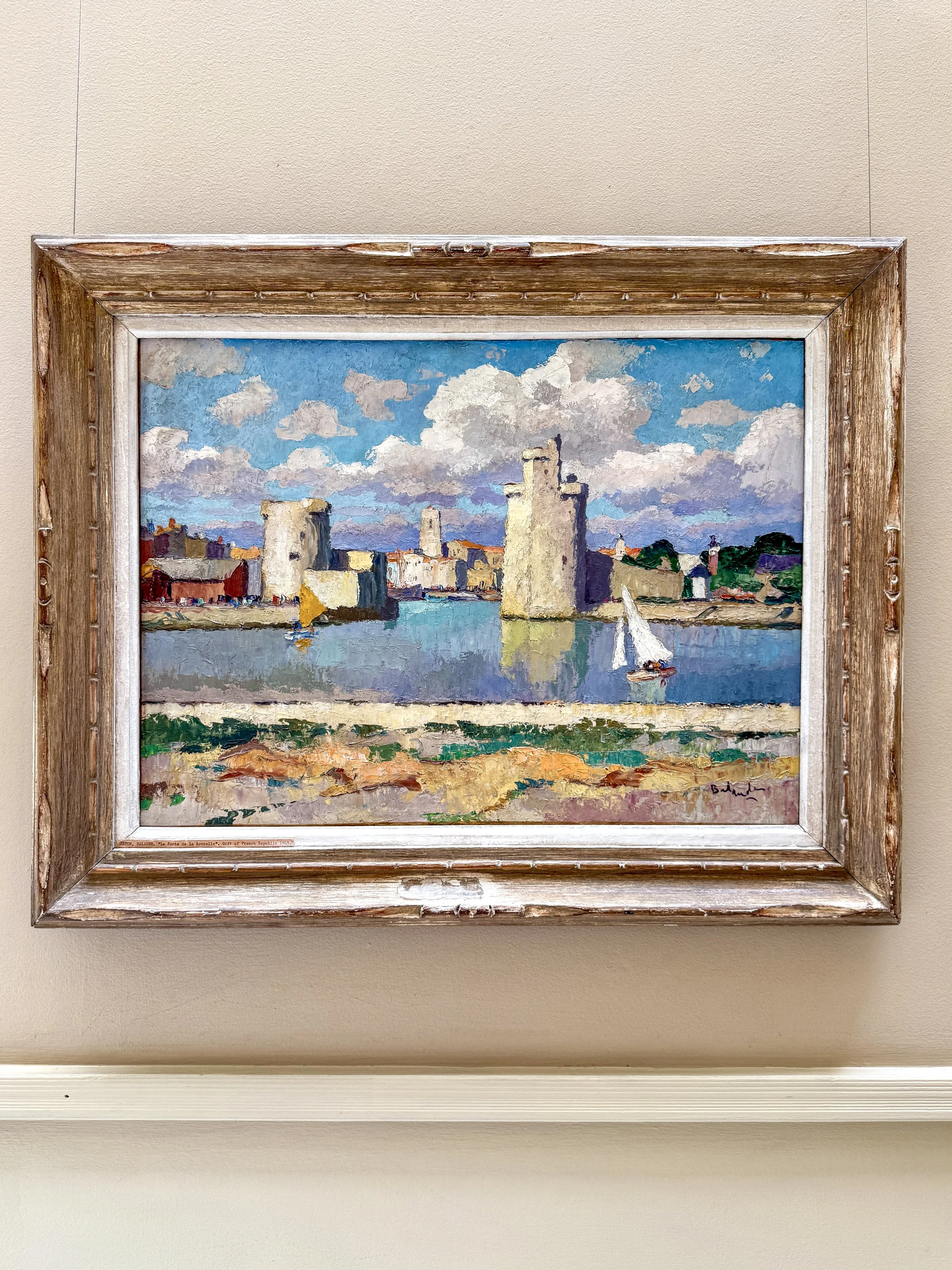 Le port de la Rochelle by Gaston Balande, 1949