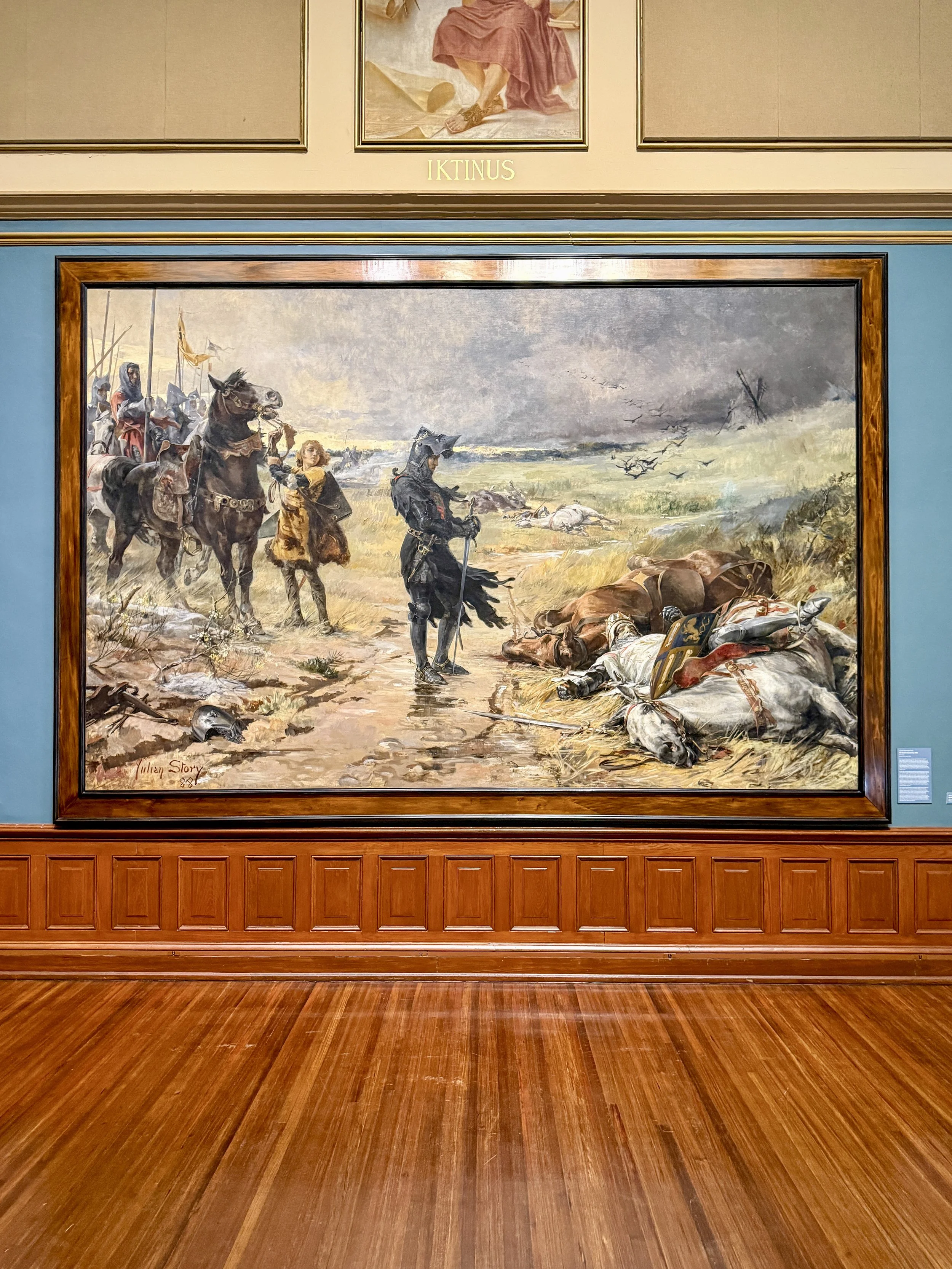 The Black Prince at Crécy by Julian Russell Story, 1888