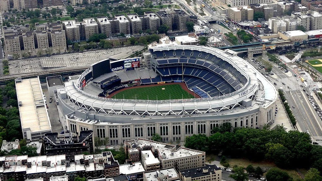 Aerial view of Yankee Stadium