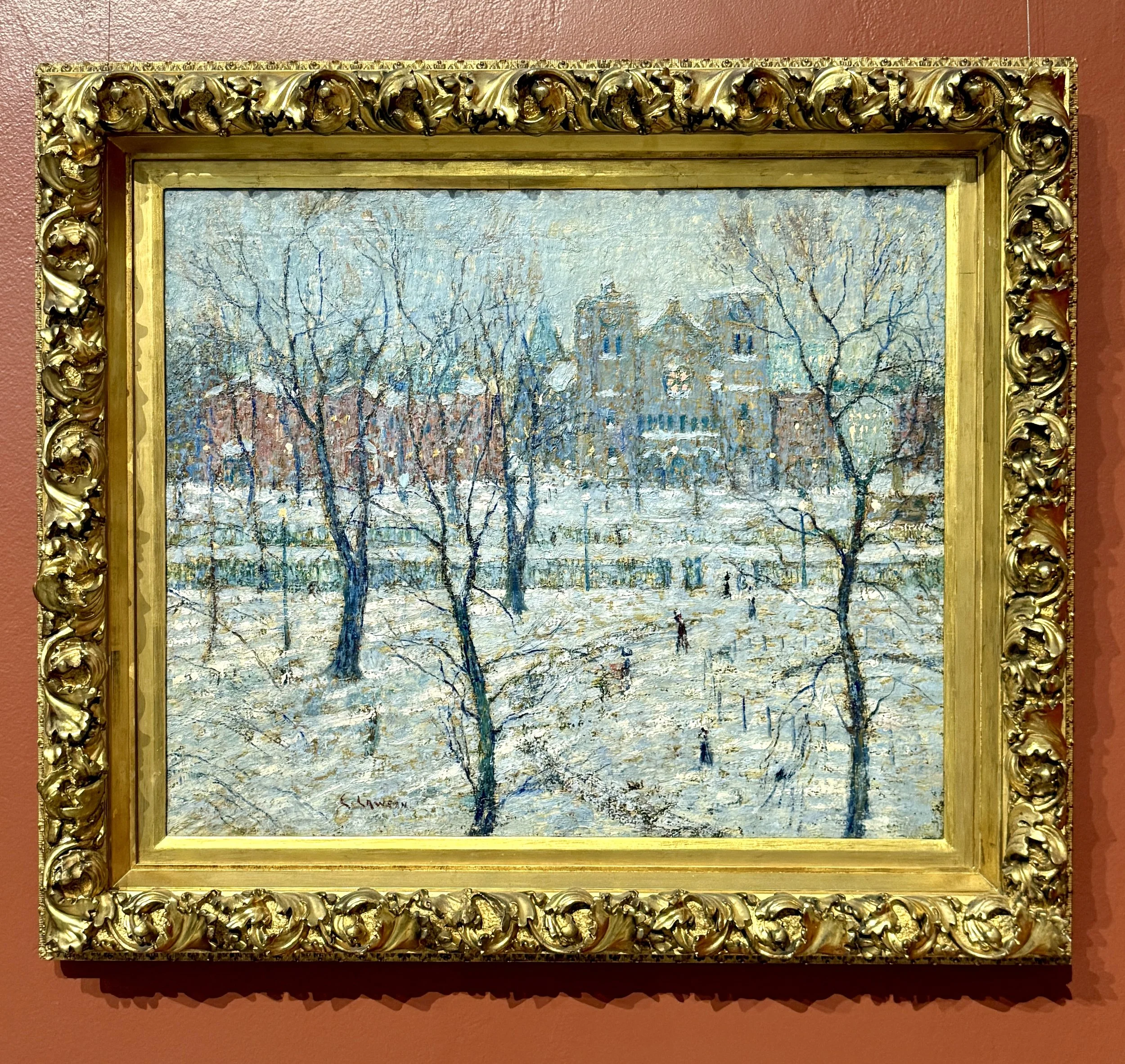 Stuyvesant Square in Winter, by Ernest Lawson, 1907