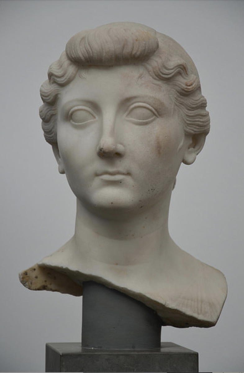 Statue of the head of Julia Augusta aka Livia