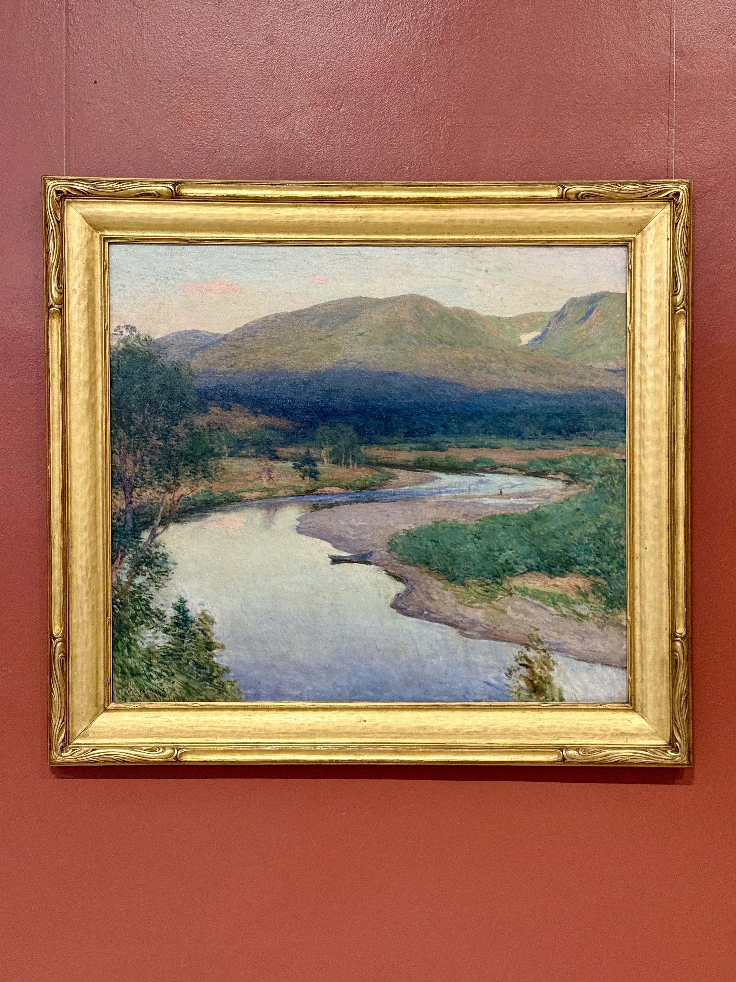 Lingering Snows by Willard Leroy Metcalf, 1924