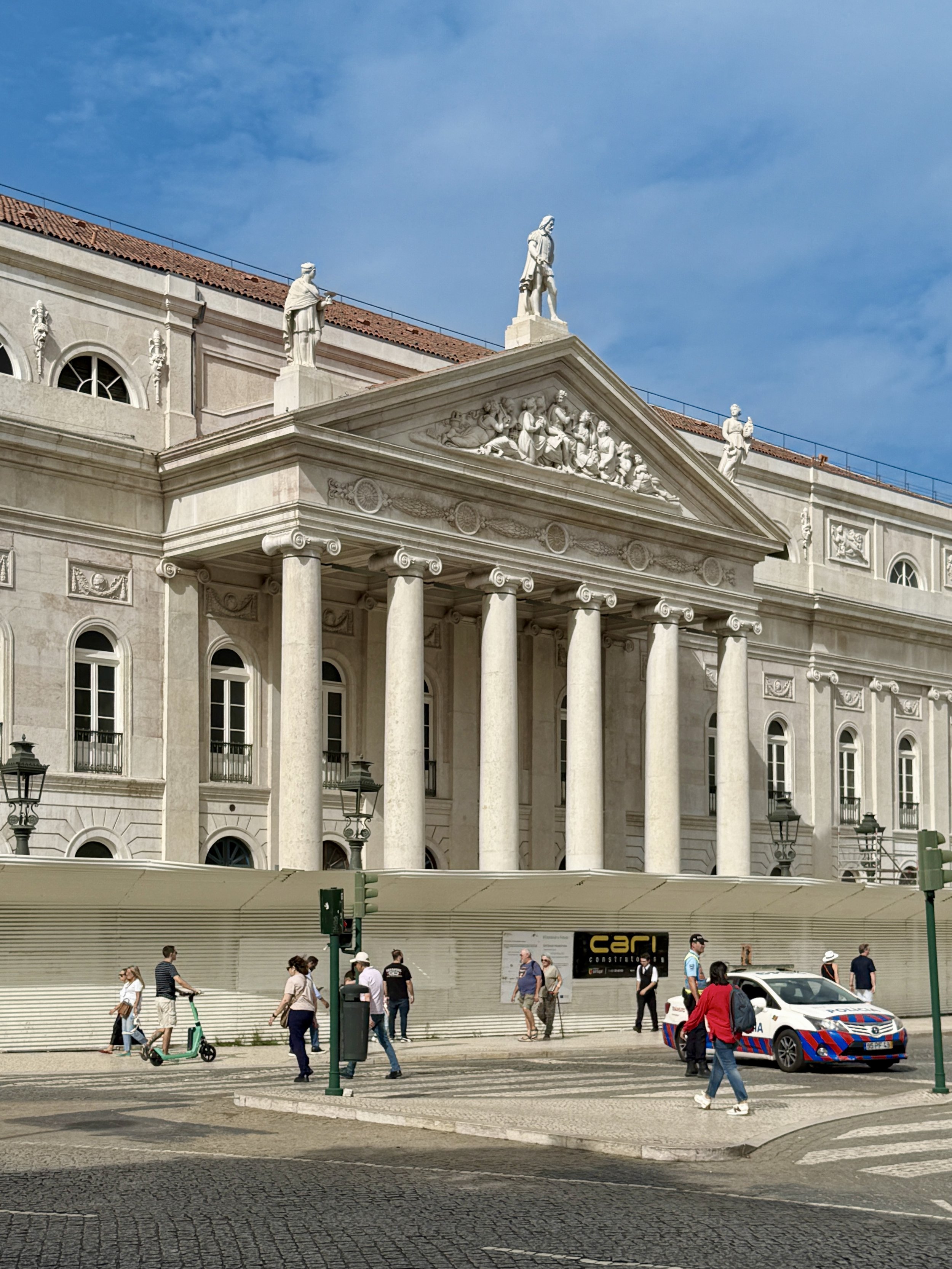 Lisbon, Portugal's Teatro Nacional de São Carlos, modeled after Italian theaters