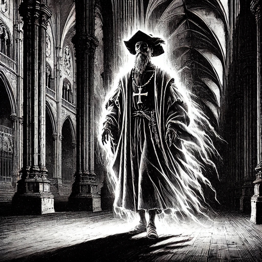 The glowing ghost of Christopher Columbus wanders Seville Cathedral