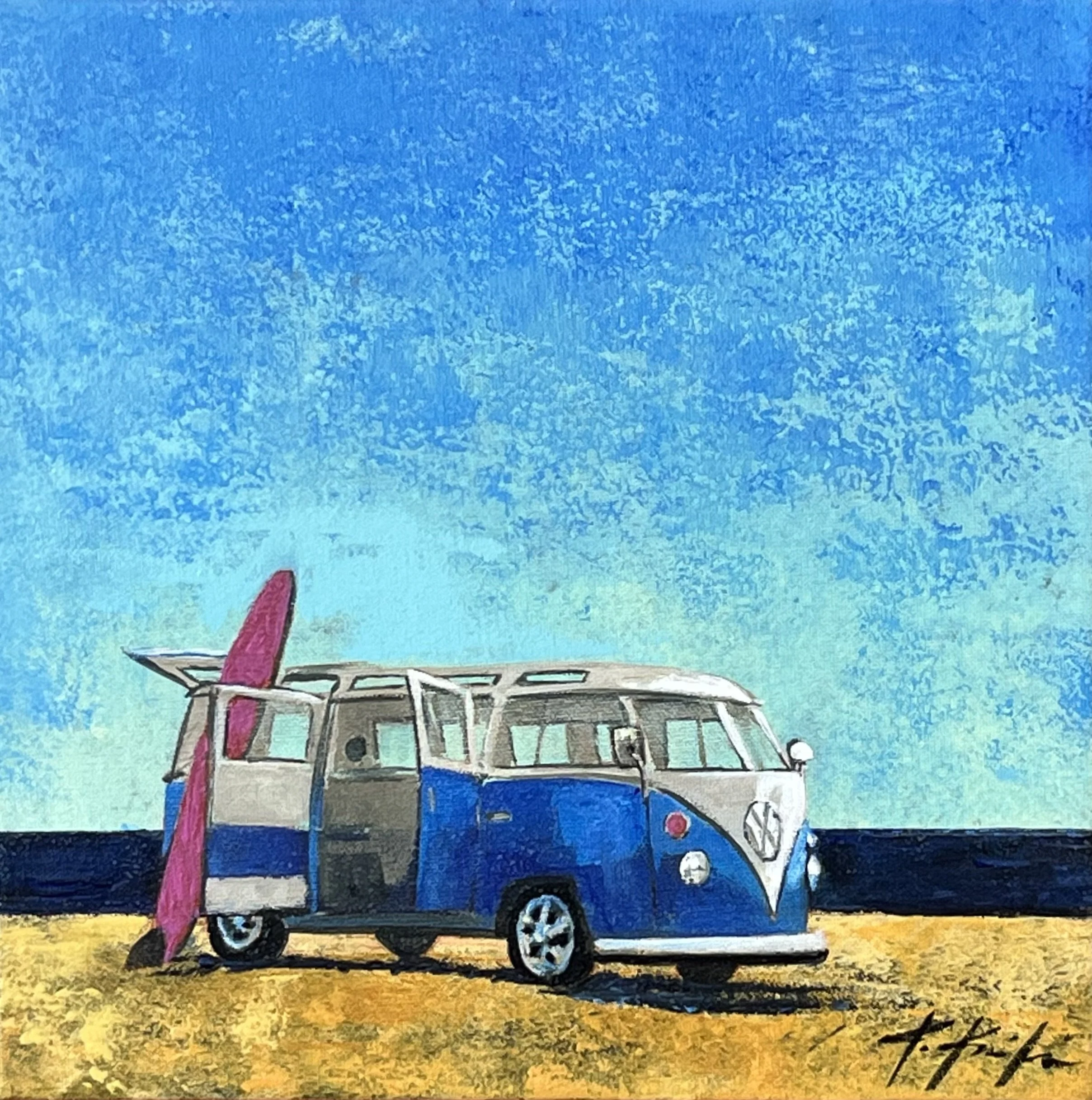 VW Beach Van_12x12.jpeg