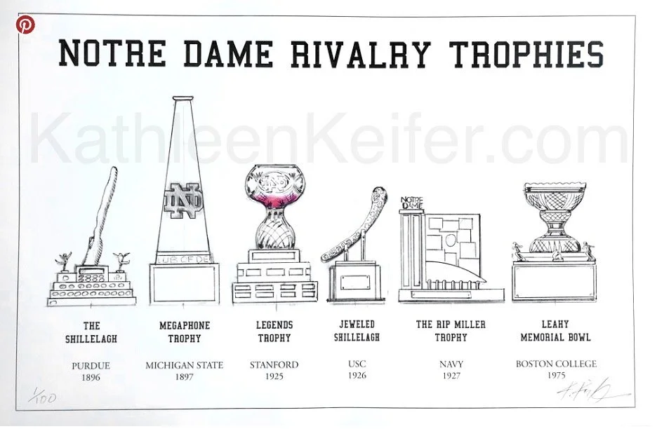 Notre Dame Rivalry Trophies LE 100
