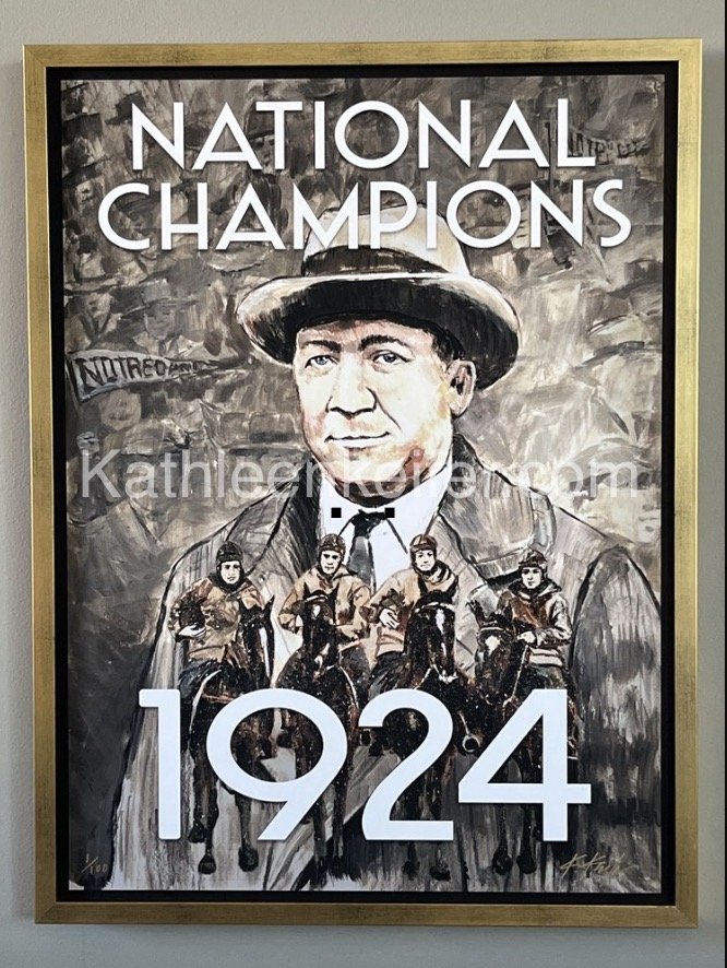 1924 National Champions LE 100 (Framed)
