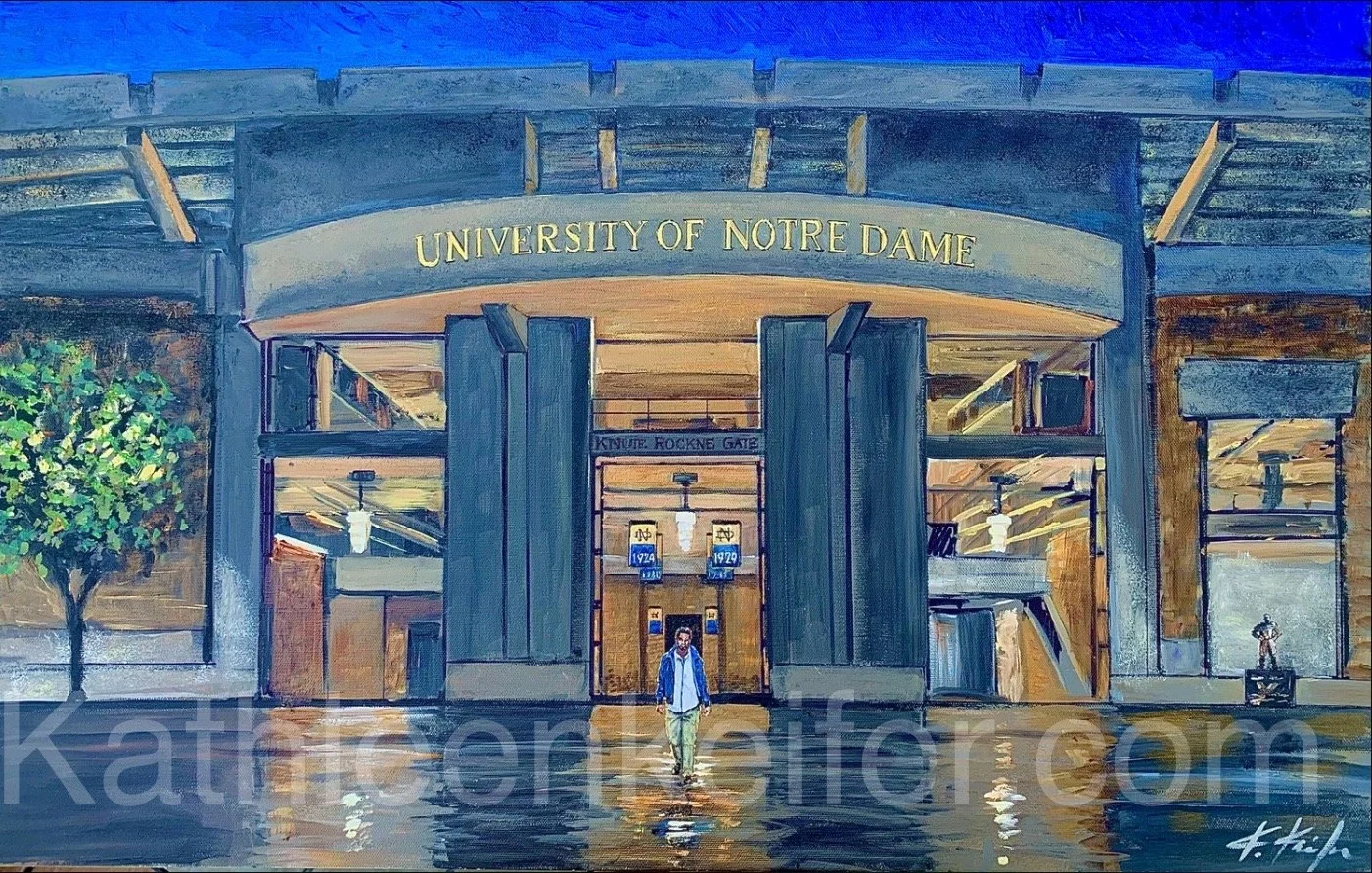 Marcus Freeman: The Gold Standard LE 100 10.75 x17