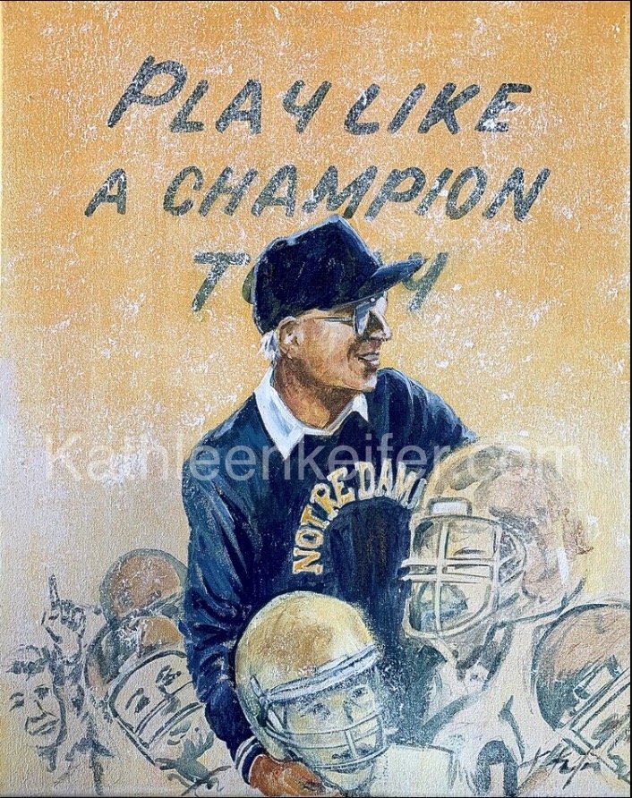 History of the Notre Dame Football Helmet LE 201 — Kathleen Keifer