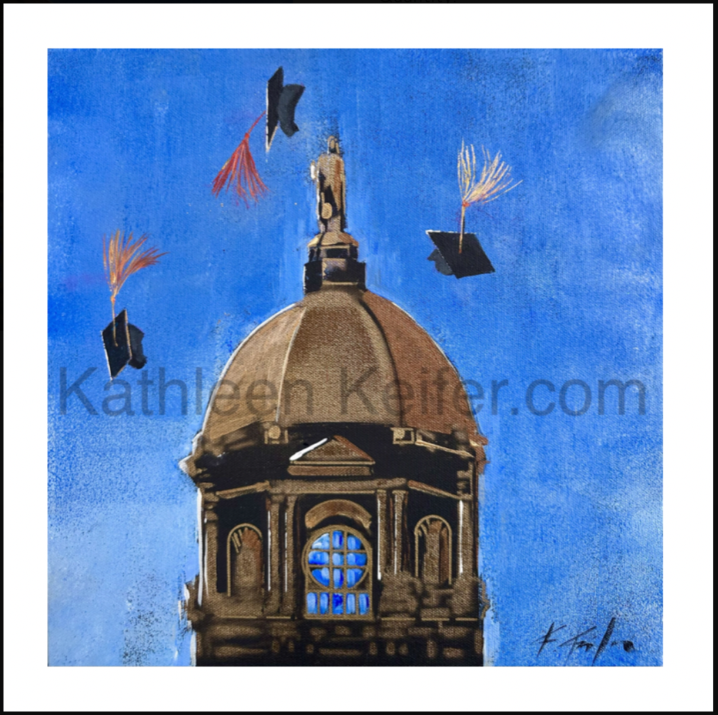 Nothing but Blue Skies For ND Grads! Paper Print_12x12_WM...png