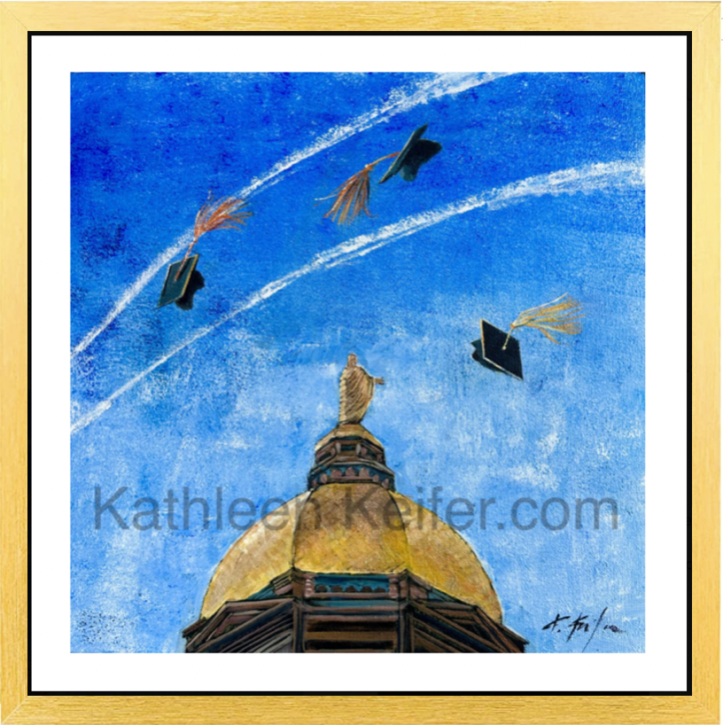 Caps off over Notre Paper Print Dame_12x12 _Framed _WM..png