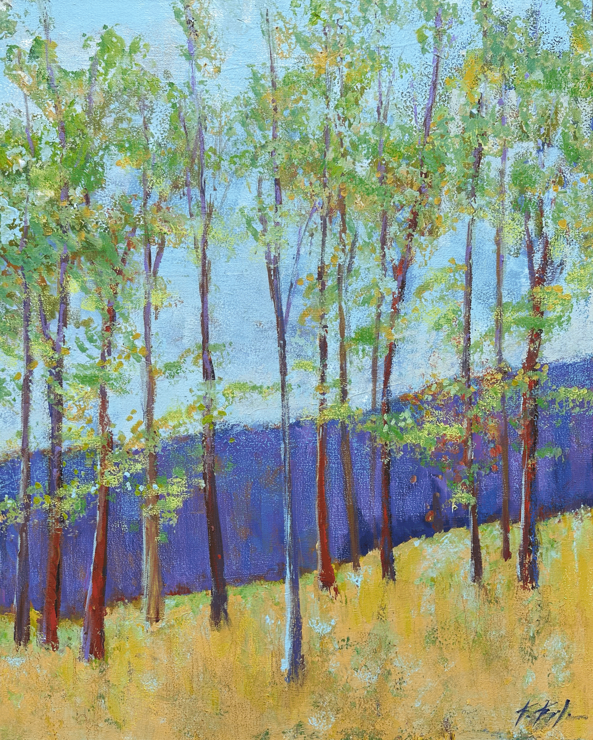 The First Green of Spring Triptych (Left)
