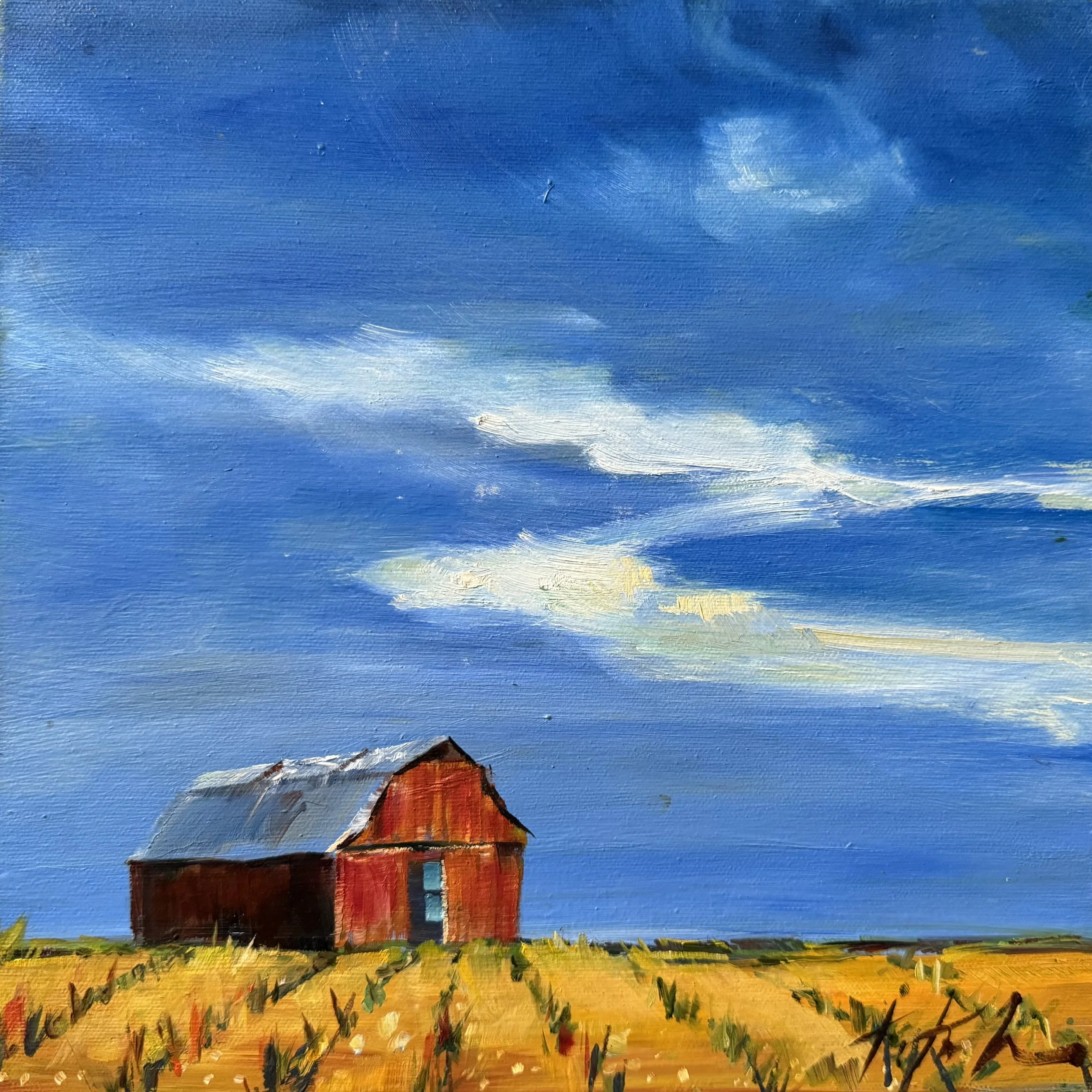 Red Barn Blue Sky