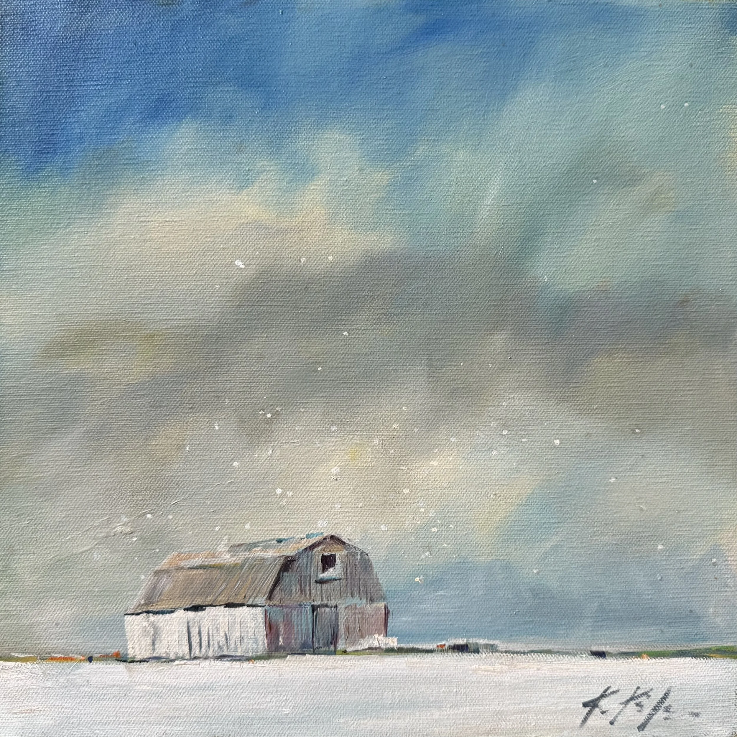 Winter Barn