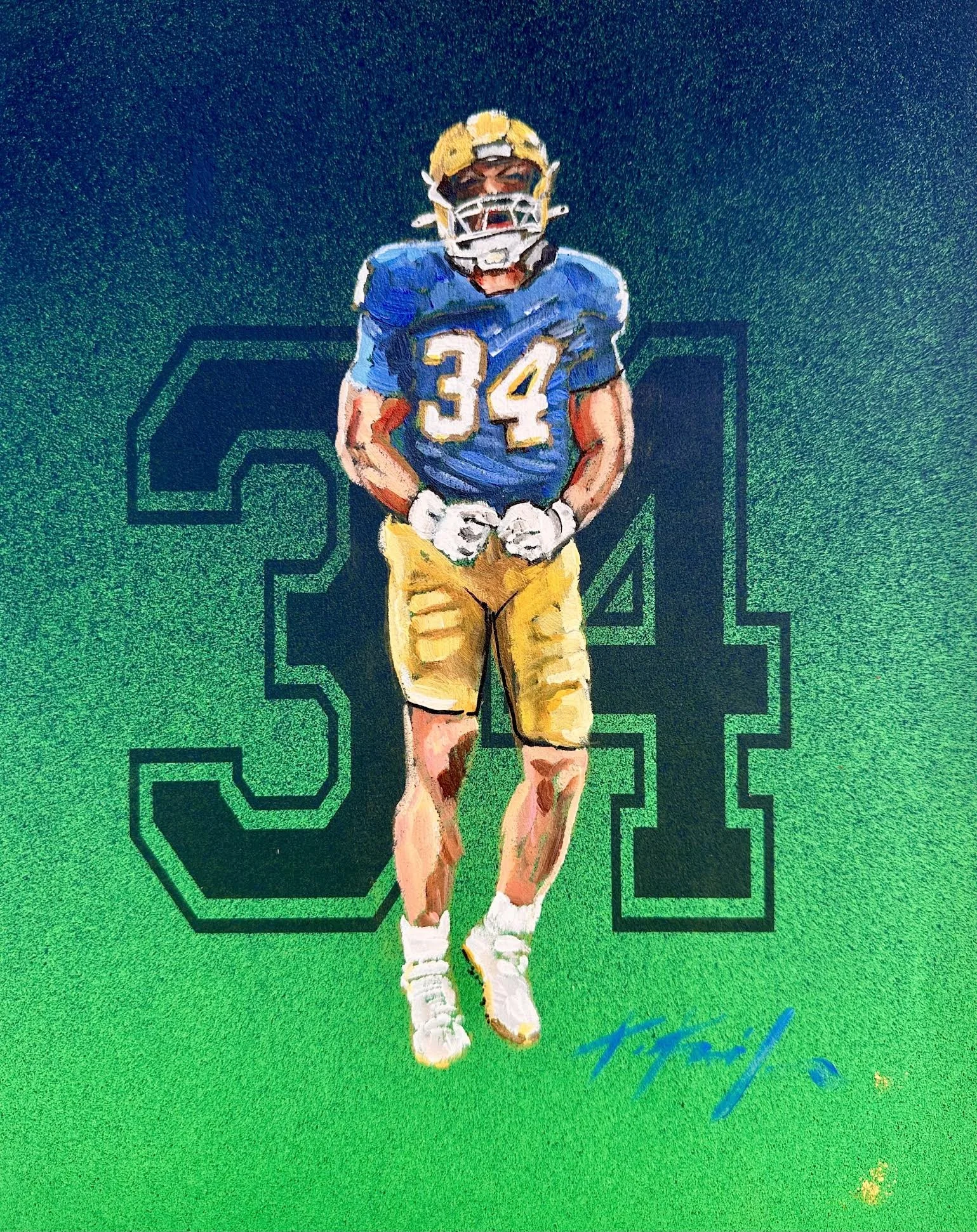 Drayk Bowen 34 Notre Dame LE 100