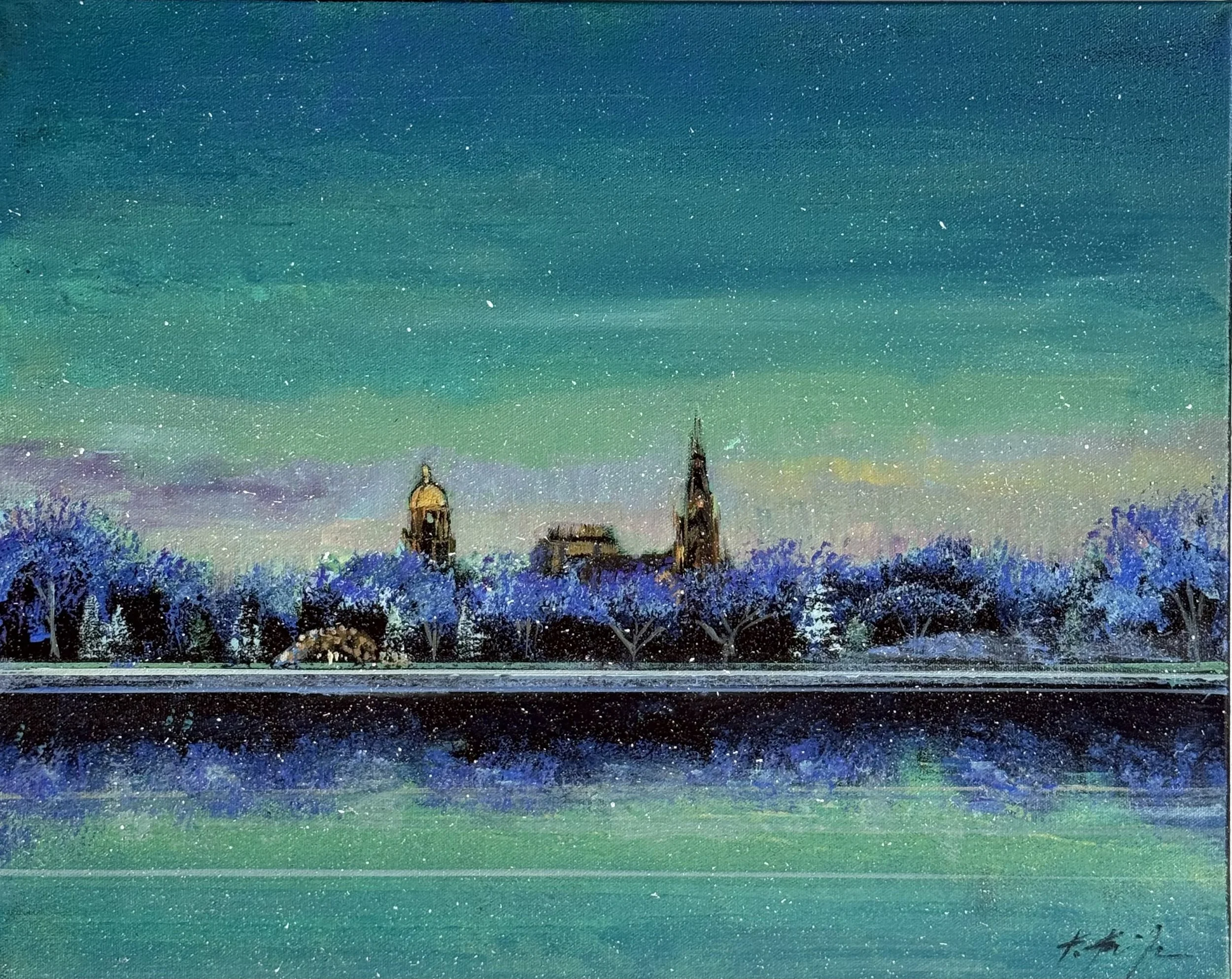 Twilight Snow at The Lakes 16x20  2026.jpeg