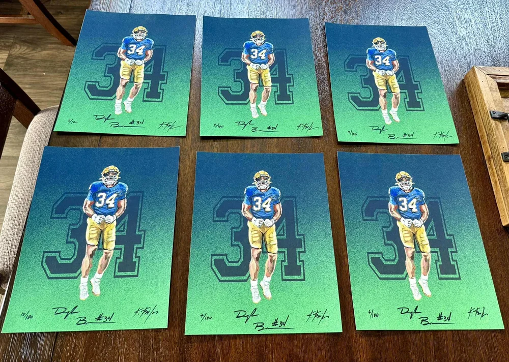 Notre Dame Autographed Work — Kathleen Keifer
