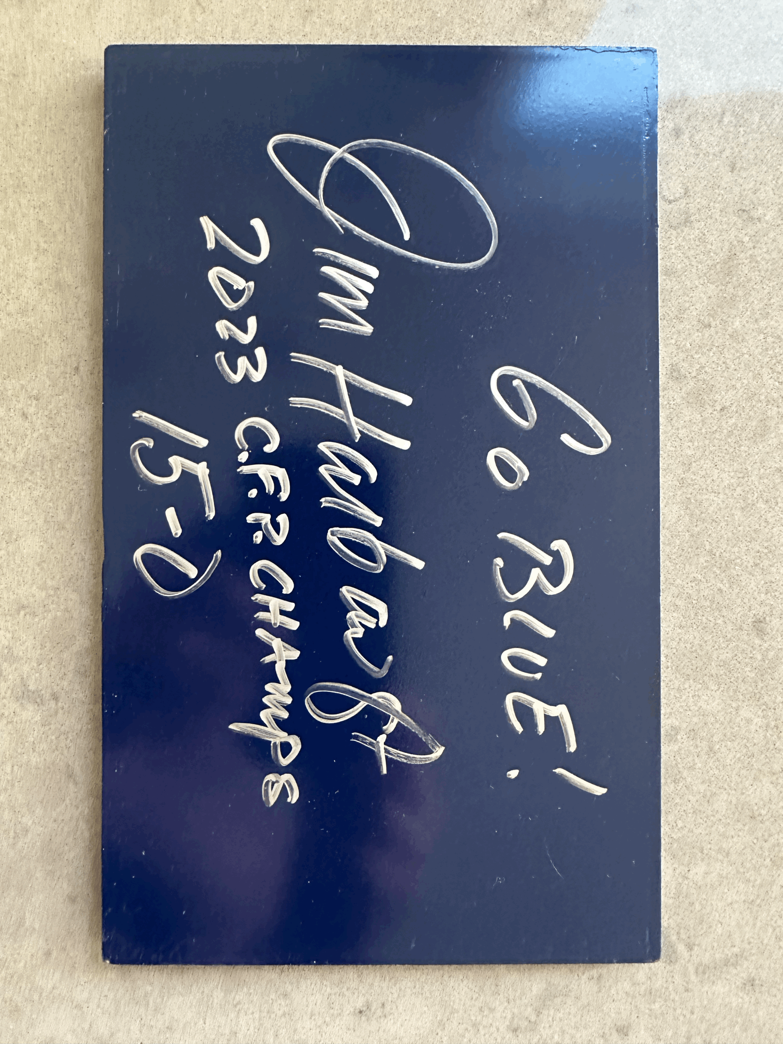 LA Chargers Gumball Machine Signed by Jim Harbaugh