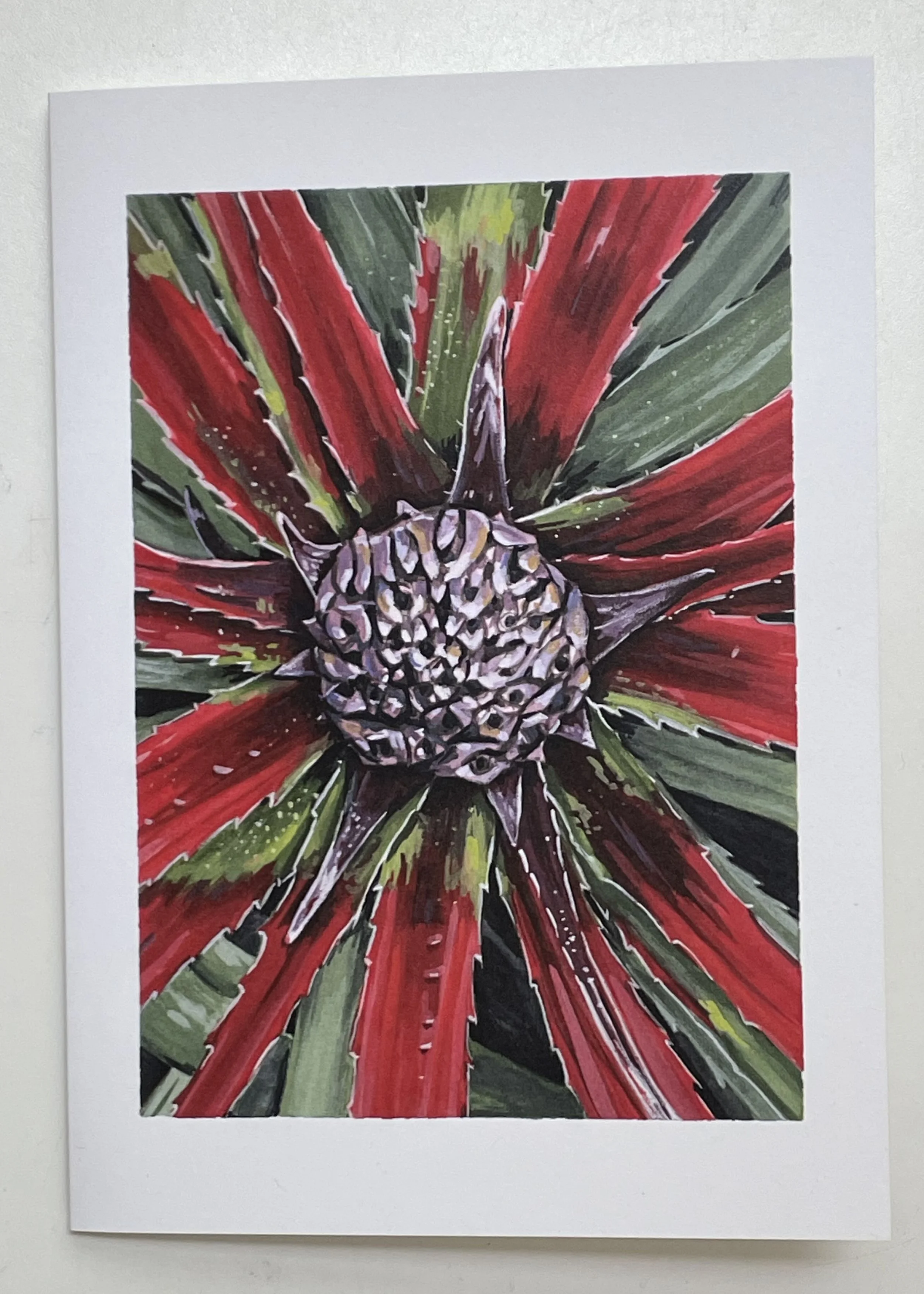 2025 Rachel Strader Art Bromeliad card.jpeg