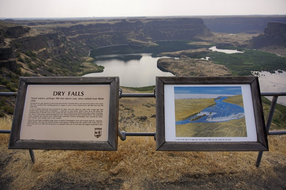 Dry Falls from Visitor Center