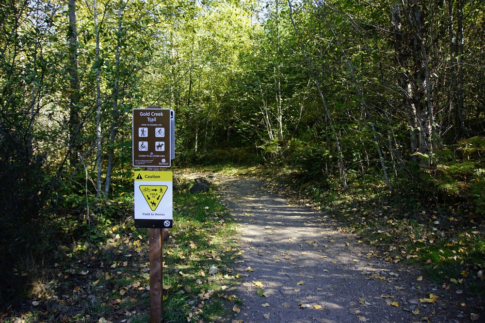 Gold Creek Trail trailhead