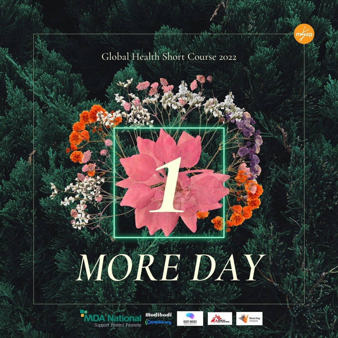 🙀ONE MORE DAY UNTIL GHSC🙀

Get your body, mind and soul ready for some global health energy 🔮✨ Haven't gotten a ticket yet??? NO WORRIES online ticket sale is STILL open and we will also be selling tickets at the door tomorrow 🤓👍 Grab a few frie