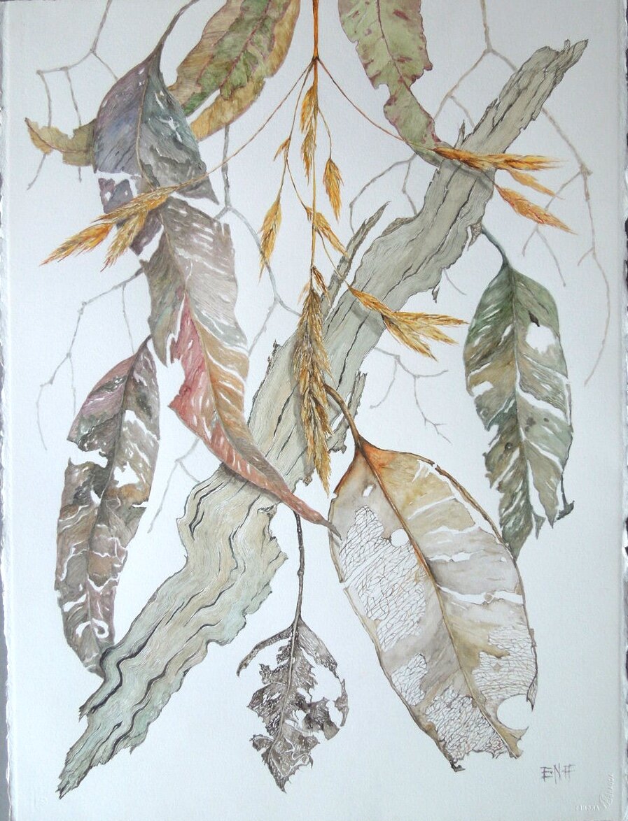 Dancing Leaves and Grass