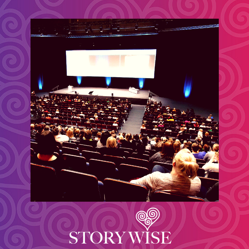  Large auditorium and audience 