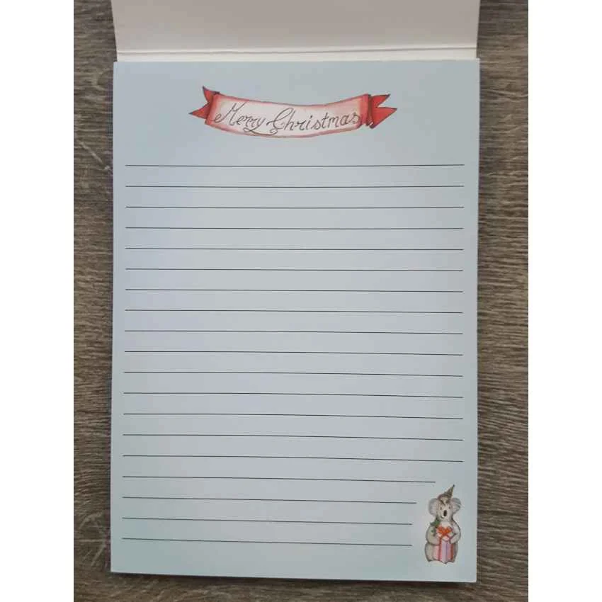 Australian native animal stack art pack (Kangaroo, Emu, Wombat, Koala, Kookaburras, Platypus) - Notepad