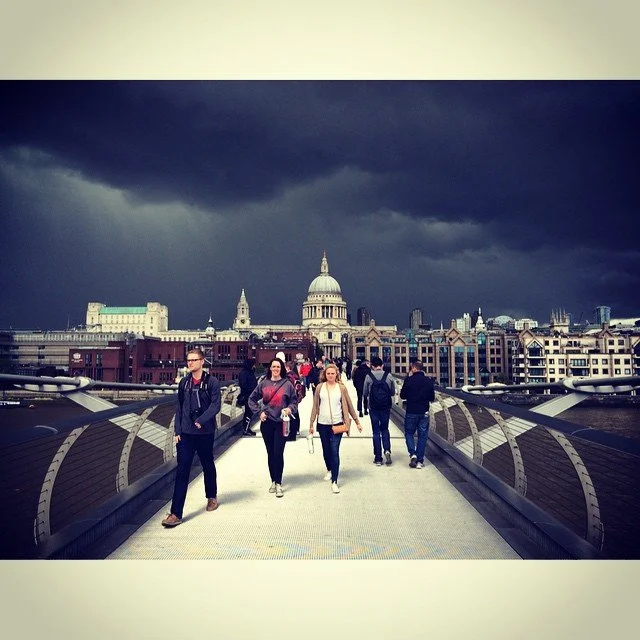 #London #millenniumbridge #oldnew #stpauls