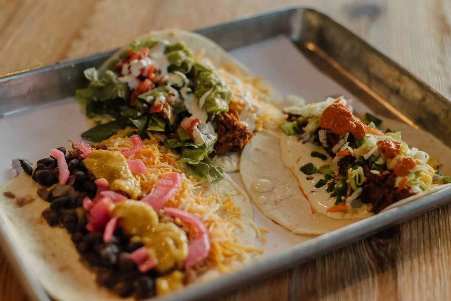 Struggling with the big decision of what to put in your taco? Say less, check out our signature tacos. The hard part is done for you. Pick out which signature taco sounds best to you and enjoy🌮

Al Pastor | braised pork, pineapple salsa, cilantro, o