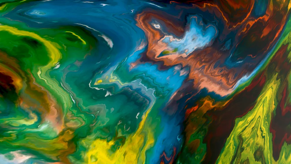 Distorted render from Cinema 4D