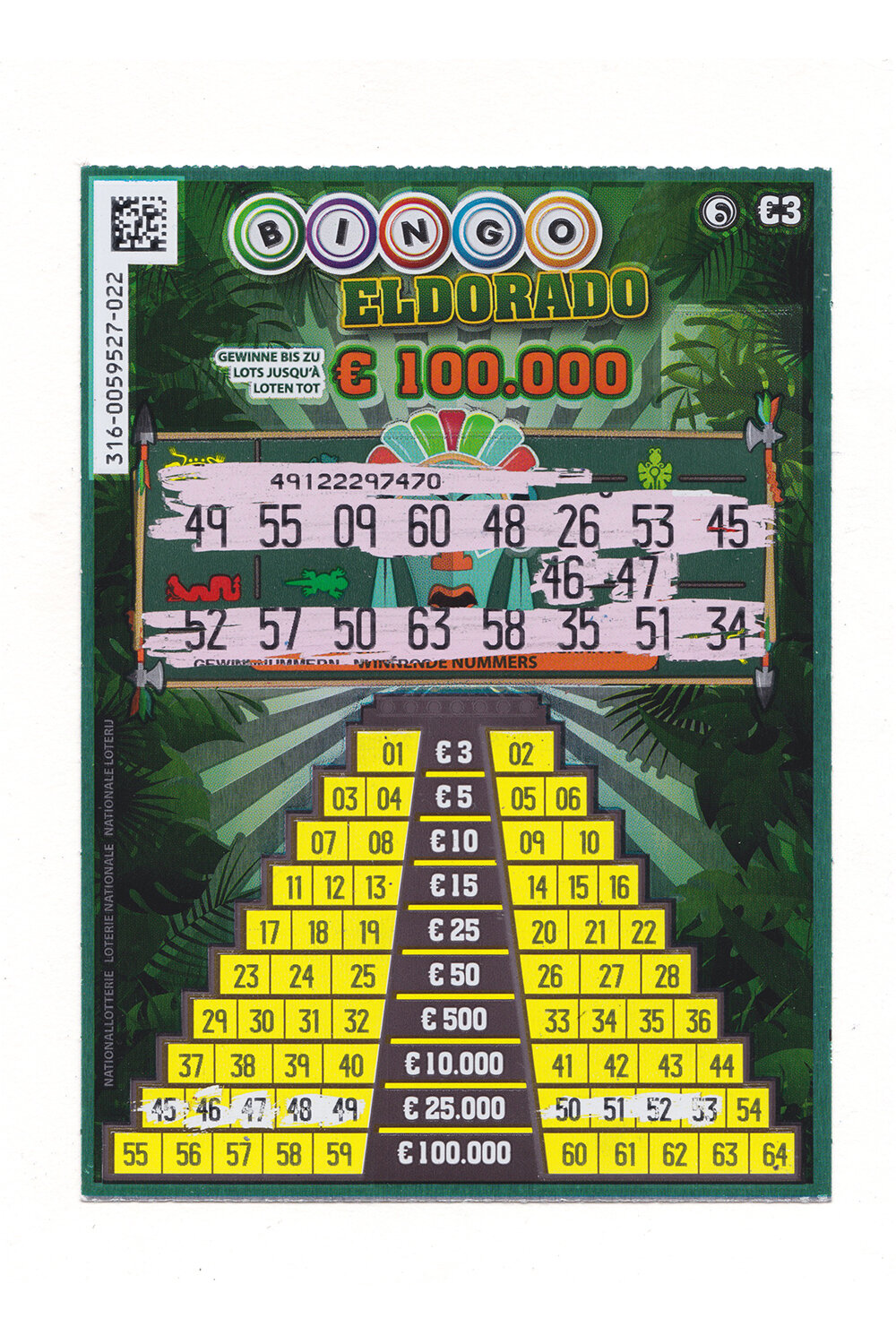 Unclaimed Lottery Ticket