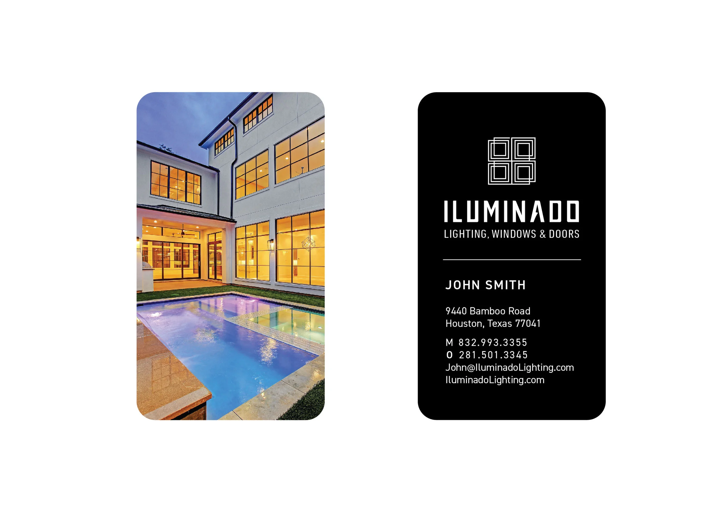 See the new logo and business card above.