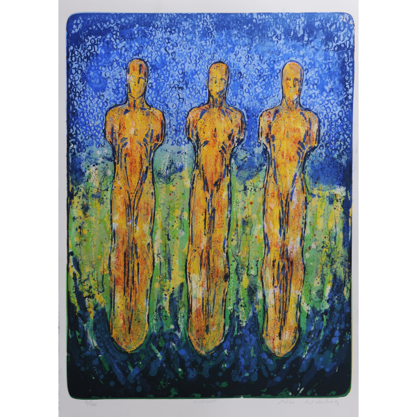 NICO WIDERBERG Livslyst (Lust for Life) on view at Jesmond Dene House Lithograph, 79 x 59cm £1,100 Framed ENQUIRE