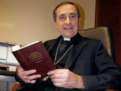  Msgr. Juan Ignacio Arrieta, Secretary of the Pontifical Council for the Legislative Texts