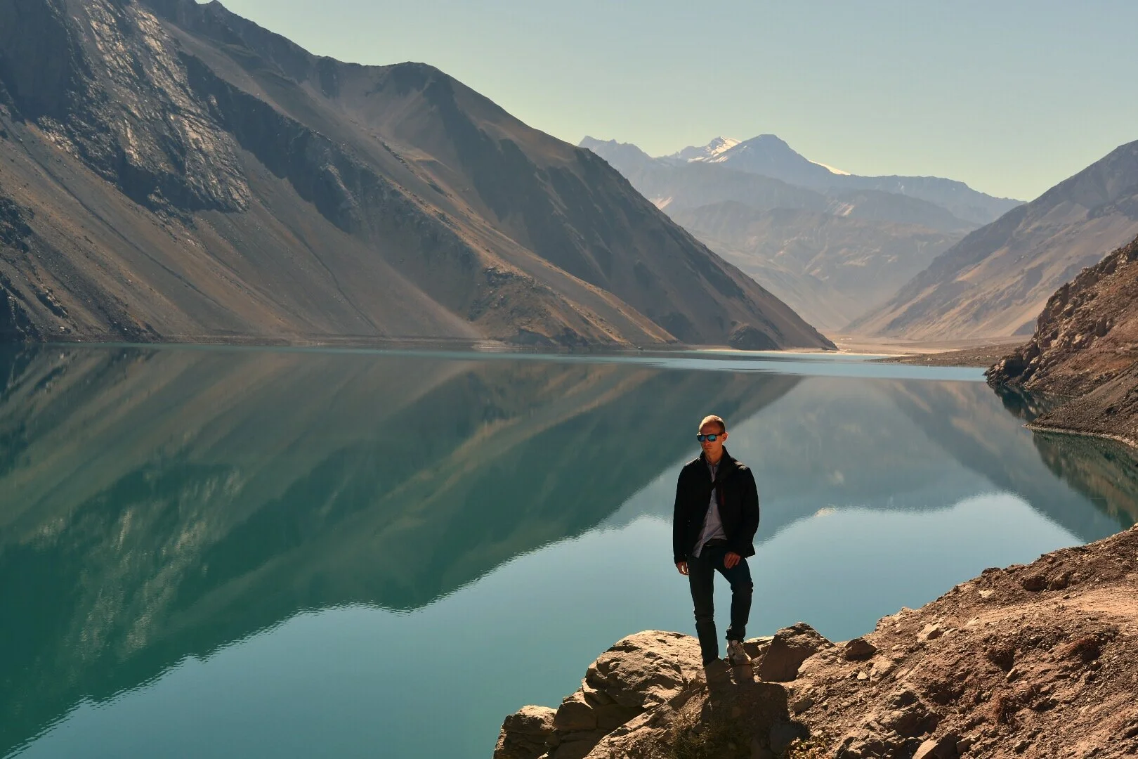 El Yeso-demningen i Cajón del Maipo