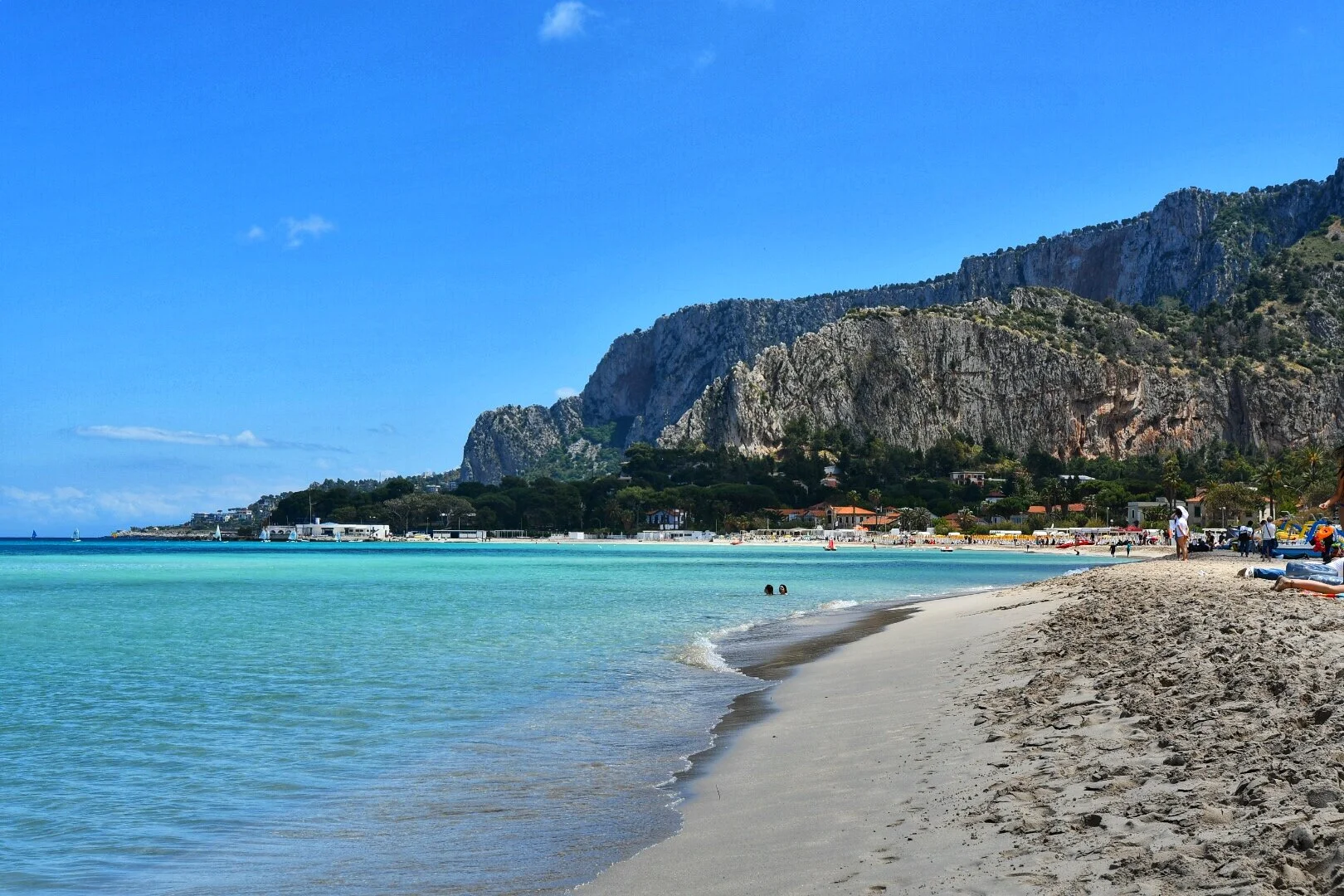Mondello, 10 km fra Palermo