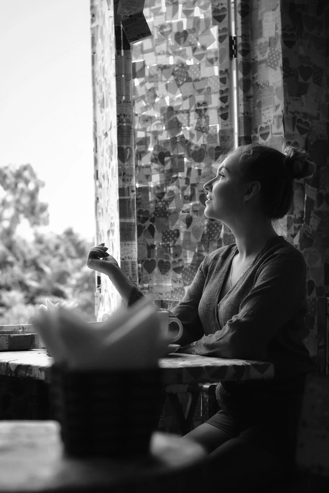 Hanoi har et godt utvalg av kafeer – her på The Note Coffee