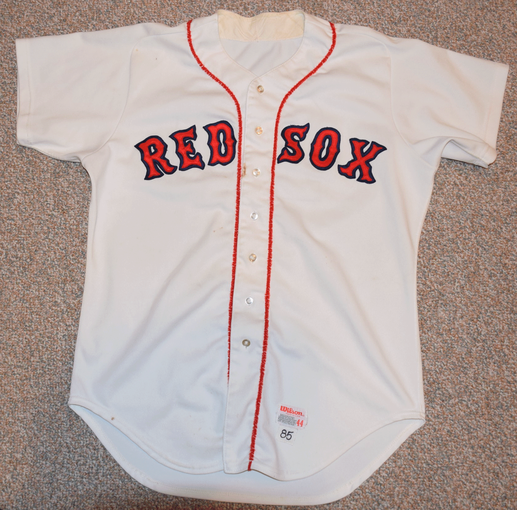 Rich Gedman 1985 Home Jersey