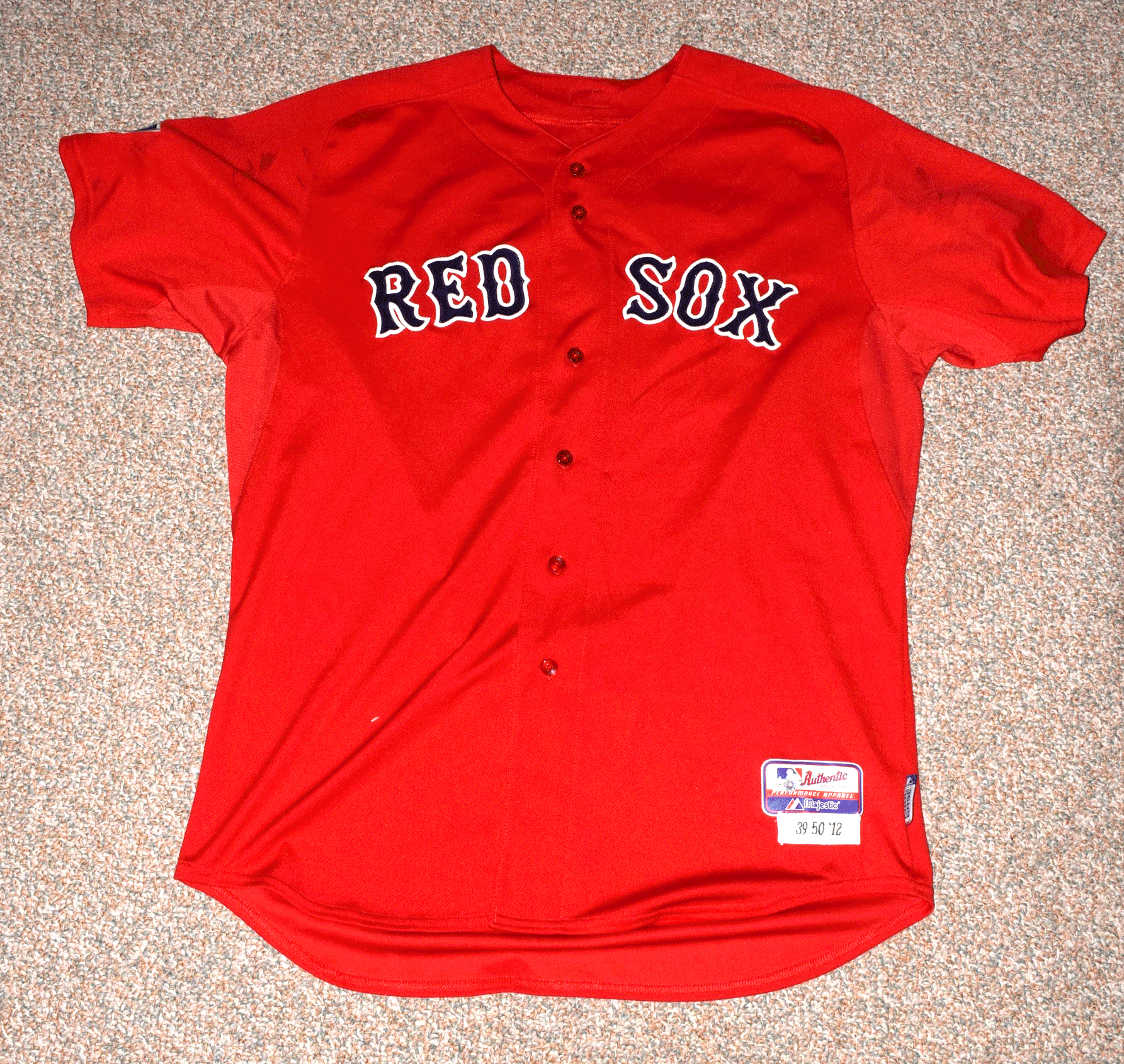 Jarrod Saltalamacchia 2012 Red Alternate