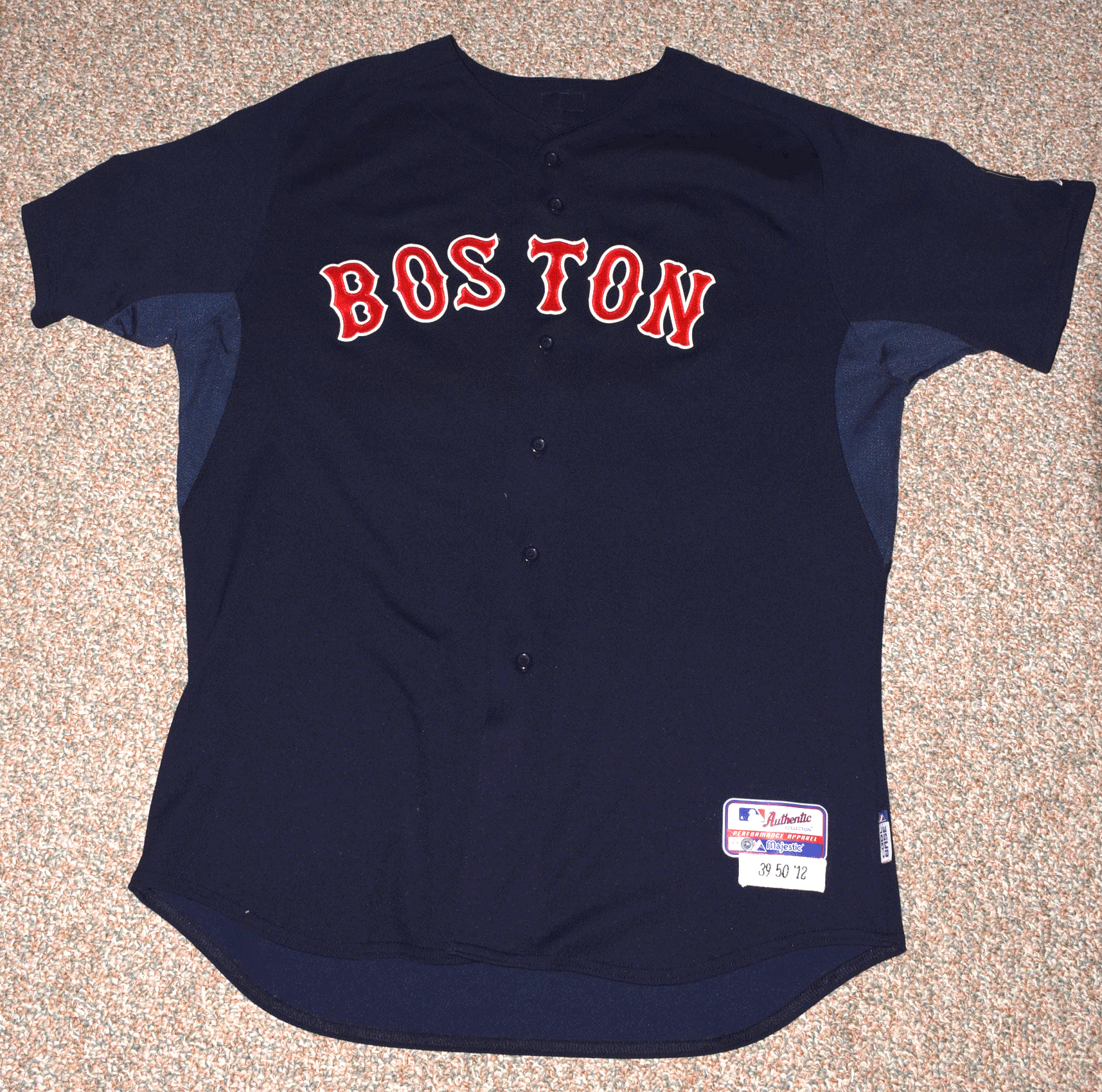 Jarrod Saltalamacchia 2012 Road Alternate