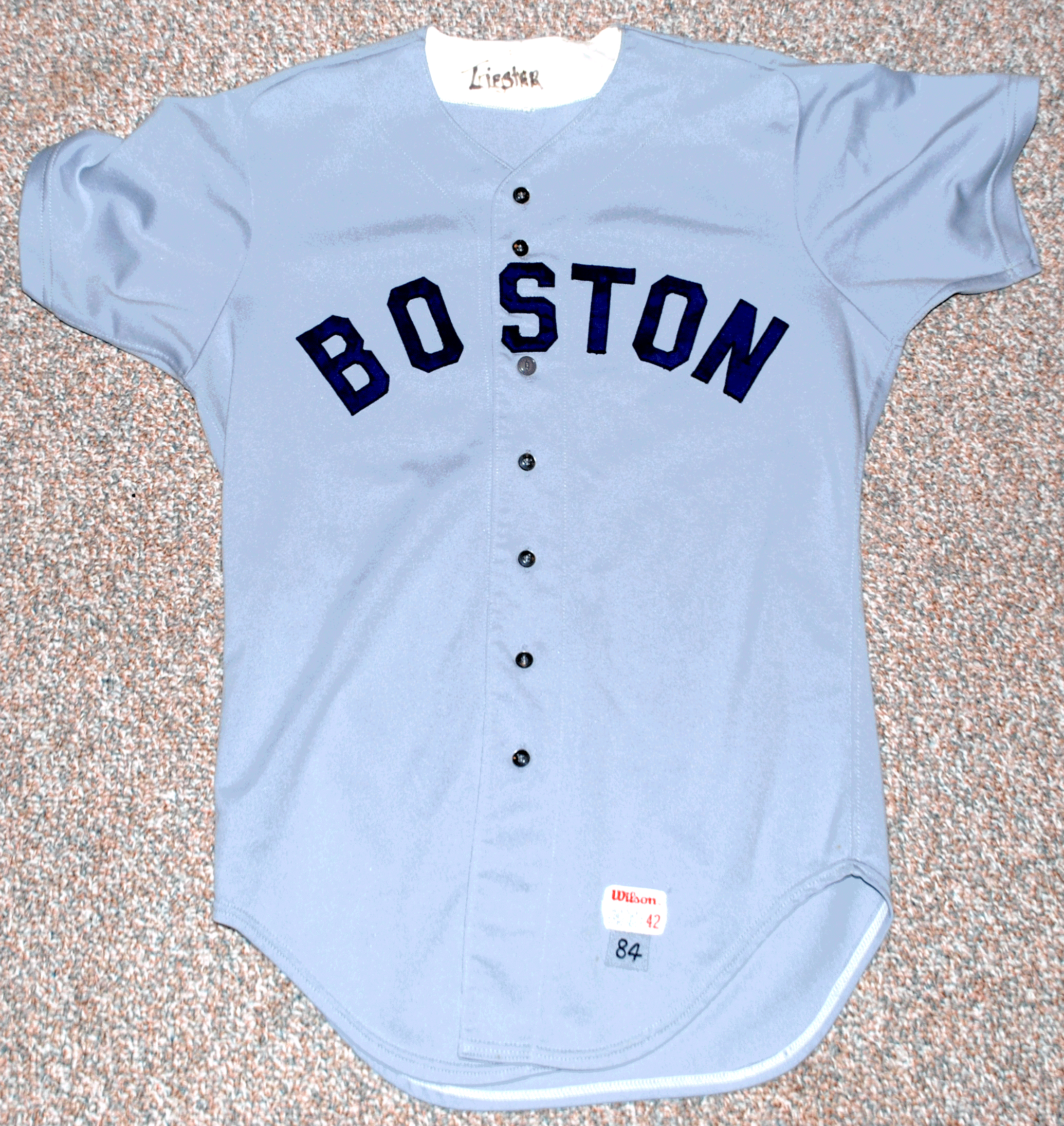  Gary Allenson 1984 Road Jersey 